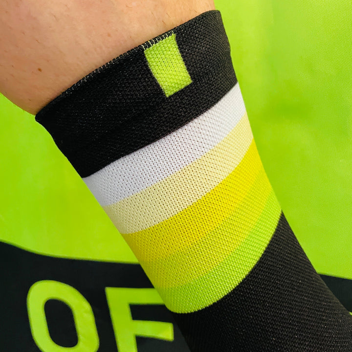 Dirt-Care Athletic Crew Socks – Retro Stripe